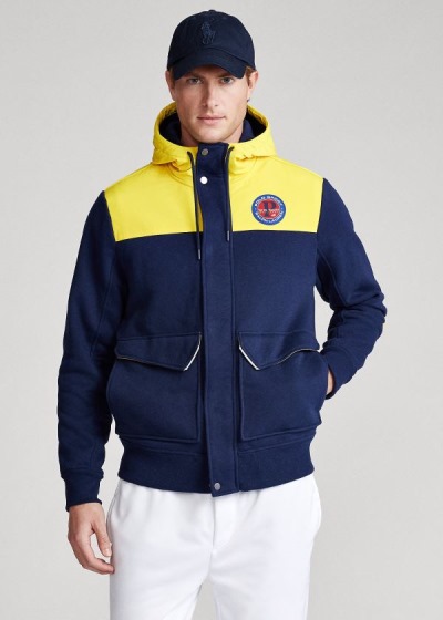 Men's Polo Ralph Lauren Fleece Hybrid Jackets | 147965ZSW